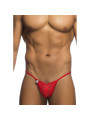 TANGA ENCAJE ROJO HOMBRE SENSUAL MARCA MOB TALLA S/M DE LA MARCA MOB