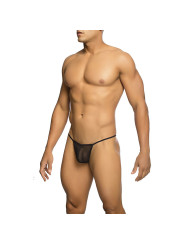 TANGA TRANSPARENTE TIPO T NEGRO LENCERÍA MASCULINA S/M DE LA MARCA MOB
