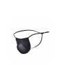 TANGA TRANSPARENTE TIPO T NEGRO LENCERÍA MASCULINA S/M DE LA MARCA MOB