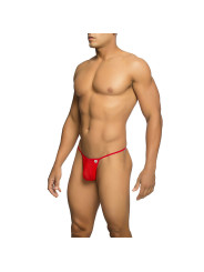 TANGA TRANSPARENTE ROJO TIPO T PARA HOMBRE TALLA S/M DE LA MARCA MOB