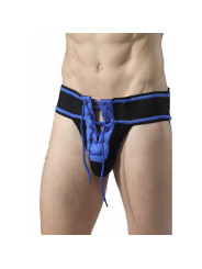 JOCKSTRAP FETISH FÚTBOL AZUL SOPORTE ANATÓMICO TALLA S DE LA MARCA MOB