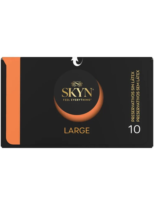 SKYN PRESERVATIVOS LARGE AJUSTE EXTRA 10 UDS SIN LATEX DE LA MARCA SKYN