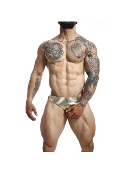 JOCKSTRAP ANILLO DORADO CUERO SINTÉTICO TALLA ÚNICA DE LA MARCA MOB