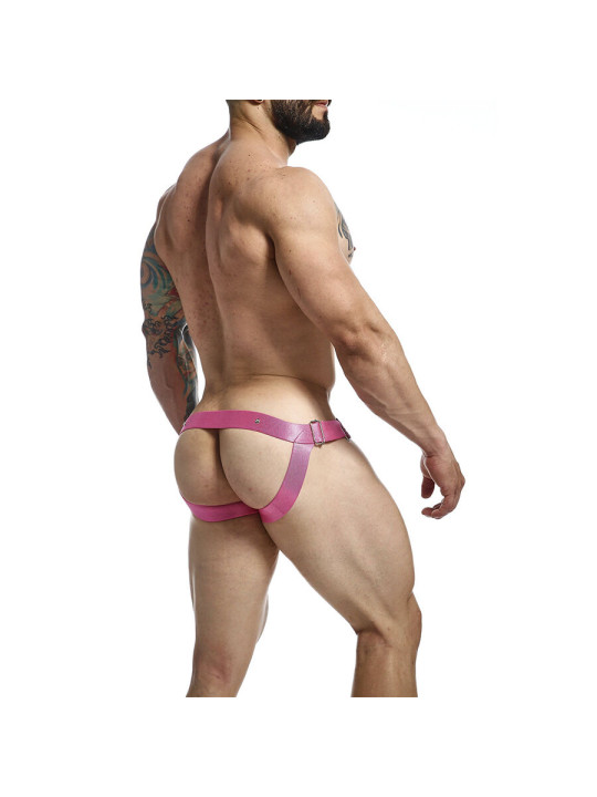 SUSPENSORIO ANILLO PENE ROSA CUERO SINTÉTICO TALLA ÚNICA DE LA MARCA MOB
