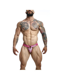 JOCKSTRAP ROSA CON CADENA DE PRESIÓN MOB DNGEON TALLA ÚNICA DE LA MARCA MOB