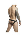 SUSPENSORIO JOCKSTRAP ROJO CON ANILLO Y TACHUELAS METÁLICAS DE LA MARCA MOB
