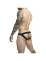 SUSPENSORIO JOCKSTRAP ROJO CON ANILLO Y TACHUELAS METÁLICAS DE LA MARCA MOB