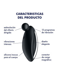 SATISFYER SPOT ON 2 VIBRADOR CLITORIS SILICONA NEGRO DE LA MARCA SATISFYER VIBRATOR