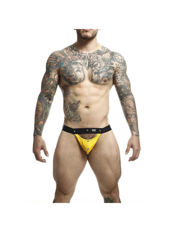 JOCKSTRAP DEPORTIVO AMARILLO CON ANILLO METÁLICO TALLA ÚNICA DE LA MARCA MOB