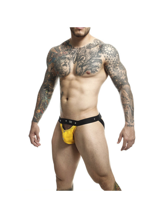JOCKSTRAP DEPORTIVO AMARILLO CON ANILLO METÁLICO TALLA ÚNICA DE LA MARCA MOB