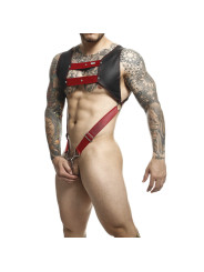 ARNÉS BONDAGE ROJO CON ANILLO METÁLICO TALLA ÚNICA DE LA MARCA MOB