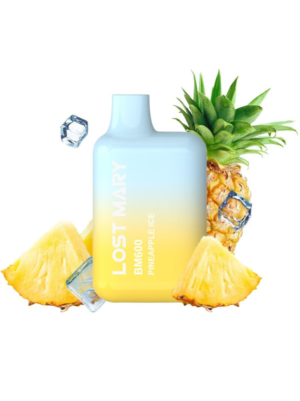 LOST MARY BM600 VAPER DESECHABLE PIÑA HELADA NICOTINA 2% DE LA MARCA LOST MARY