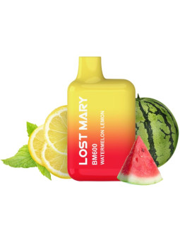 LOST MARY BM600 VAPER DESECHABLE SABOR SANDÍA LIMÓN 2% DE LA MARCA LOST MARY