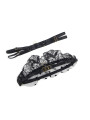 CONJUNTO LENCERÍA ENCAJE NEGRO CON LIGUERO TALLA S/M DE LA MARCA SUBBLIME SETS