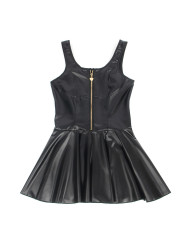 VESTIDO CUERO CREMALLERA CORAZÓN NEGRO S/M SEXY DE LA MARCA SUBBLIME DRESSES