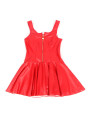 VESTIDO CUERO ROJO CORAZÓN CREMALLERA FRONTAL SEDUCCIÓN DE LA MARCA SUBBLIME DRESSES