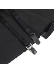 VESTIDO CUERO ENCAJE NEGRO AJUSTE PRECISO SUBBLIME S/M DE LA MARCA SUBBLIME DRESSES