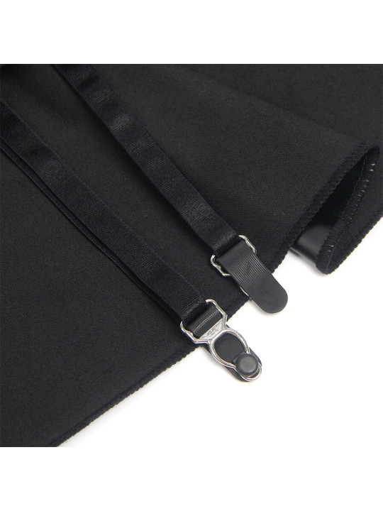 VESTIDO CUERO ENCAJE NEGRO AJUSTE PRECISO SUBBLIME S/M DE LA MARCA SUBBLIME DRESSES