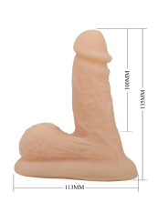 PRETTY LOVE WILDON DILDO REALISTICO 10CM FLEXIBLE NATURAL DE LA MARCA PRETTY LOVE