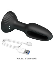 PRETTY LOVE HUBERT PLUG ANAL VIBRADOR 7 MODOS SILICONA DE LA MARCA PRETTY LOVE