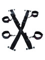 CALEXOTICS ESPOSAS PUERTA BONDAGE SUJECIÓN CRUZ ROJO NEGRO DE LA MARCA CALEXOTICS