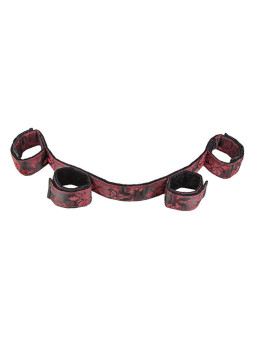 CALEXOTICS SCANDAL BARRA BONDAGE NEGRA ROJA PLEGABLE DE LA MARCA CALEXOTICS