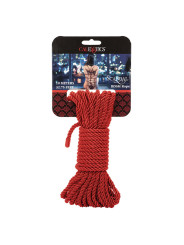 CUERDA BONDAGE BDSM ROJA 10M CALEXOTICS SCANDAL SHIBARI DE LA MARCA CALEXOTICS