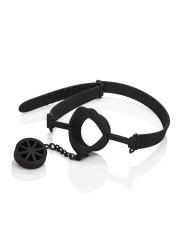 MORDAZA BDSM CON TAPÓN AJUSTABLE SILICONA NEGRO CALEXOTICS DE LA MARCA CALEXOTICS