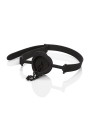 MORDAZA BDSM CON TAPÓN AJUSTABLE SILICONA NEGRO CALEXOTICS DE LA MARCA CALEXOTICS