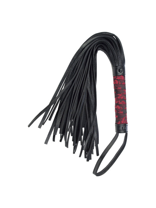 LÁTIGO BDSM CALEXOTICS SCANDAL ROJO Y NEGRO PVC DE LA MARCA CALEXOTICS