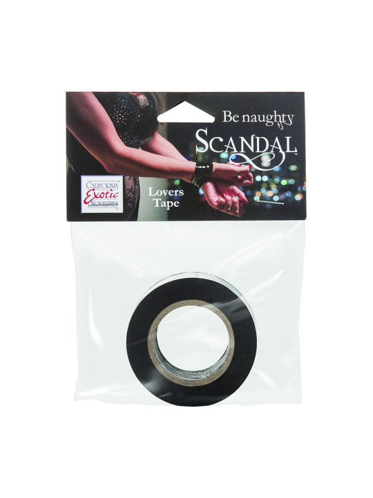 CINTA BONDAGE AUTOADHESIVA SCANDAL NEGRA CALEXOTICS DE LA MARCA CALEXOTICS