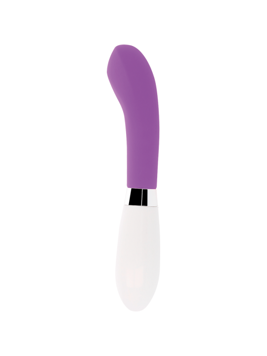 VIBRADOR JOHN CURVA ERÓGENA 10 MODOS SILICONA SEGURA DE LA MARCA GLOSSY
