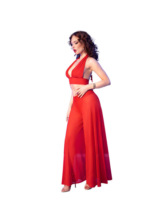 CONJUNTO LENCERÍA ROJO CHILIROSE TOP ATADO Y PANTALONES DE LA MARCA CHILIROSE SETS