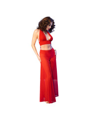 CONJUNTO LENCERÍA ROJO CHILIROSE TOP ATADO Y PANTALONES DE LA MARCA CHILIROSE SETS