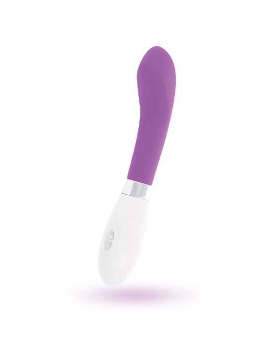 VIBRADOR JOHN CURVA ERÓGENA 10 MODOS SILICONA SEGURA DE LA MARCA GLOSSY