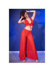 CONJUNTO LENCERÍA ROJO CHILIROSE TOP ATADO Y PANTALONES DE LA MARCA CHILIROSE SETS