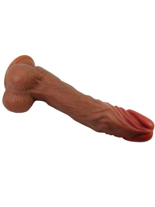 DILDO REALISTA CALISTO 25 CM PLACER INTENSO NATURAL DE LA MARCA BAILE VIBRATORS