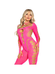 BODYSTOCKING ROSA ESPALDA ABIERTA LEG AVENUE TALLA ÚNICA DE LA MARCA LEG AVENUE BODYSTOCKINGS