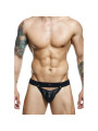JOCKSTRAP DEPORTIVO NEGRO CUERO SINTÉTICO TALLA ÚNICA DE LA MARCA MOB