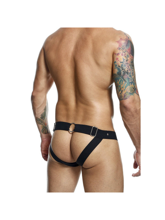 JOCKSTRAP DEPORTIVO NEGRO CUERO SINTÉTICO TALLA ÚNICA DE LA MARCA MOB