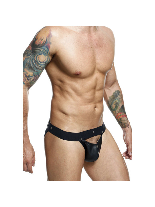 JOCKSTRAP DEPORTIVO NEGRO CUERO SINTÉTICO TALLA ÚNICA DE LA MARCA MOB