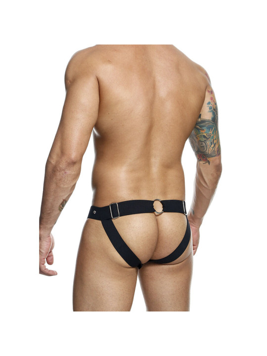 JOCKSTRAP DEPORTIVO NEGRO CUERO SINTÉTICO TALLA ÚNICA DE LA MARCA MOB