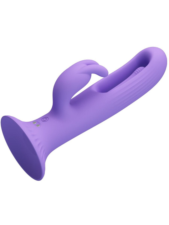 VIBRADOR RABBIT 12 MODOS ESTIMULACIÓN DUAL PRETTY LOVE DE LA MARCA PRETTY LOVE