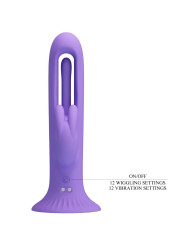 VIBRADOR RABBIT 12 MODOS ESTIMULACIÓN DUAL PRETTY LOVE DE LA MARCA PRETTY LOVE