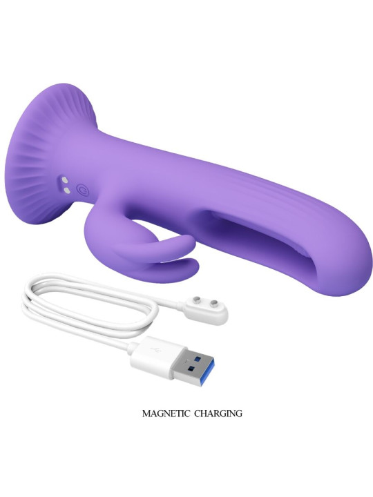 VIBRADOR RABBIT 12 MODOS ESTIMULACIÓN DUAL PRETTY LOVE DE LA MARCA PRETTY LOVE