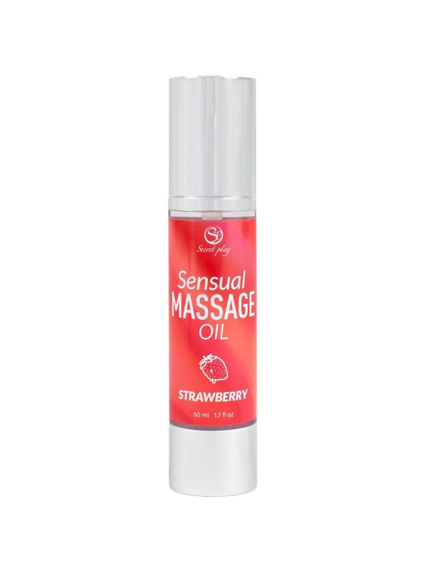 ACEITE DE MASAJE ERÓTICO FRESA - SECRETPLAY 50ML DE LA MARCA SECRETPLAY COSMETIC