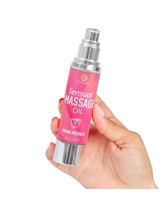 ACEITE DE MASAJE SENSUAL AROMAS ROSAS SECRETPLAY 50ML DE LA MARCA SECRETPLAY COSMETIC