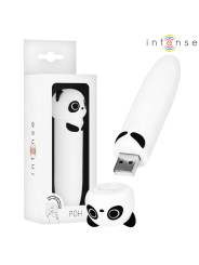 VIBRADOR PANDA RECARGABLE USB 8 MODOS SILICONA MÉDICA DE LA MARCA INTENSE FUN