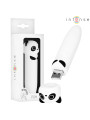 VIBRADOR PANDA RECARGABLE USB 8 MODOS SILICONA MÉDICA DE LA MARCA INTENSE FUN