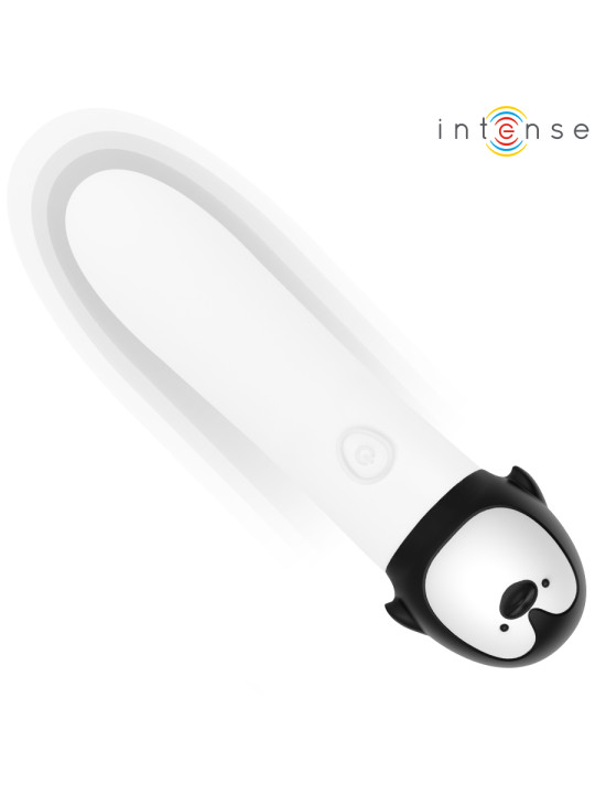VIBRADOR PINGÜINO RECARGABLE USB 8 MODOS RESISTENTE AGUA DE LA MARCA INTENSE FUN